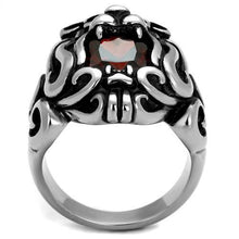 Load image into Gallery viewer, Mens Lion Ruby Ring Anillo Para Hombre y Ninos Kids Stainless Steel Ring - Jewelry Store by Erik Rayo
