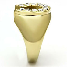 Load image into Gallery viewer, Mens Ring Gold Horseshoe Stainless Steel Ring Good Luck - Jewelry Store by Erik Rayo
