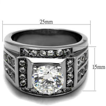 Load image into Gallery viewer, Mens Rings The King od Diamonds Round Stainless Steel Signet - Jewelry Store by Erik Rayo
