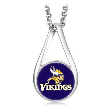 Minnesota Vikings Jewelry Necklace Womens Mens Kids 925 Sterling Silver Chain Football NFL Team - ErikRayo.com