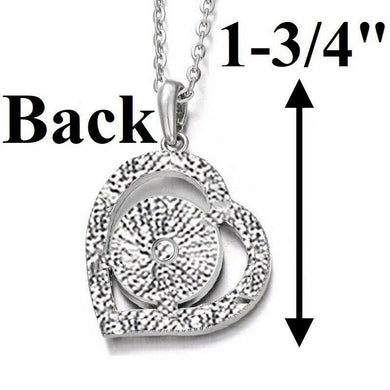 Necklace Womens Sterling Silver Link Chain Necklace With Pendant D19 - ErikRayo.com