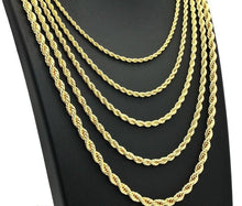 Load image into Gallery viewer, Necklaces for Men and Women Stainless Steel Rope Chain Gold - Jewelry Store by Erik Rayo
