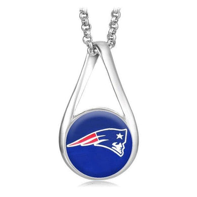 New England Patriots Jewelry Necklace Womens Mens Kids 925 Sterling Silver Chain Football NFL Team - ErikRayo.com