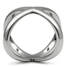 Load image into Gallery viewer, New Stainless Steel Cross X Love Promise Modern Unique Eternity Band Ring Anillo Para Mujer - Jewelry Store by Erik Rayo
