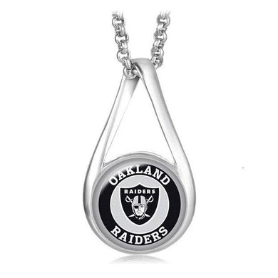 Oakland Raiders Jewelry Necklace Womens Mens Kids 925 Sterling Silver Chain Football NFL Team - ErikRayo.com