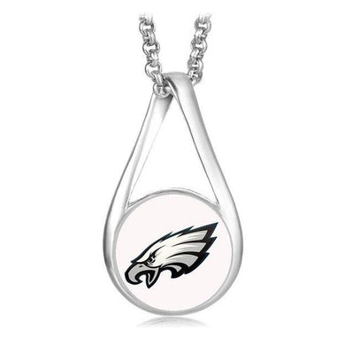 Philadelphia Eagles Jewelry Necklace Womens Mens Kids 925 Sterling Silver Chain Football NFL Team - ErikRayo.com