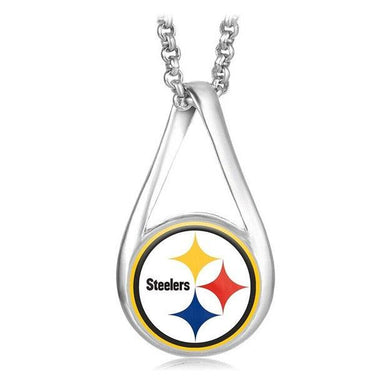 Pittsburgh Steelers Jewelry Necklace Womens Mens Kids 925 Sterling Silver Chain Football NFL Team - ErikRayo.com