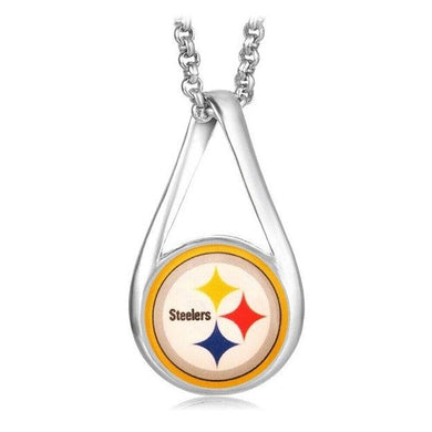 Pittsburgh Steelers Jewelry Necklace Womens Mens Kids 925 Sterling Silver Chain Football NFL Team - ErikRayo.com