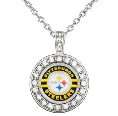 Pittsburgh Steelers Necklace Mens Womens 925 Sterling Silver Necklace Gift D18 - ErikRayo.com