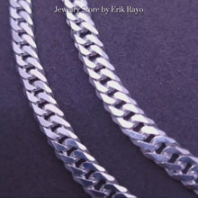 Load and play video in Gallery viewer, Figaro Chain Necklace for Men and Women Stainless Steel in Silver
