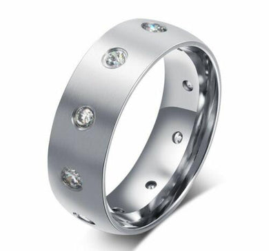 Rings For Men Band Ring Stainless Steel Gift Engagement Birthday Holidays - ErikRayo.com