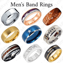 Load image into Gallery viewer, Rings For Men Band Ring Stainless Steel Gift Engagement Birthday Holidays - Jewelry Store by Erik Rayo
