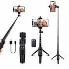 Load image into Gallery viewer, Selfie Stick Tripod 40&quot; Bluetooth Remote Portable for iPhone and Android Phones
