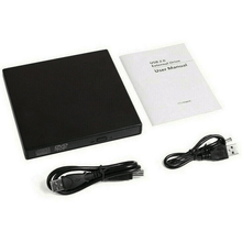 Load image into Gallery viewer, Slim External CD DVD RW Drive USB 3.0 Writer Burner Player Black For Laptop PC
