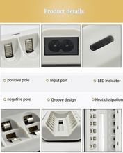 Load image into Gallery viewer, 8 Slot Battery Charger For Ni-MH Ni-CD AA AAA Rechargeable Batteries Fast Charge
