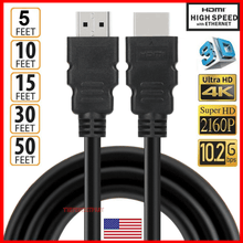 Load image into Gallery viewer, HIGH SPEED HDMI Cable 2.0 2K 4K 3D UHD Ultra HD 2160P HDR 60Hz 18Gbps HDCP HDTV
