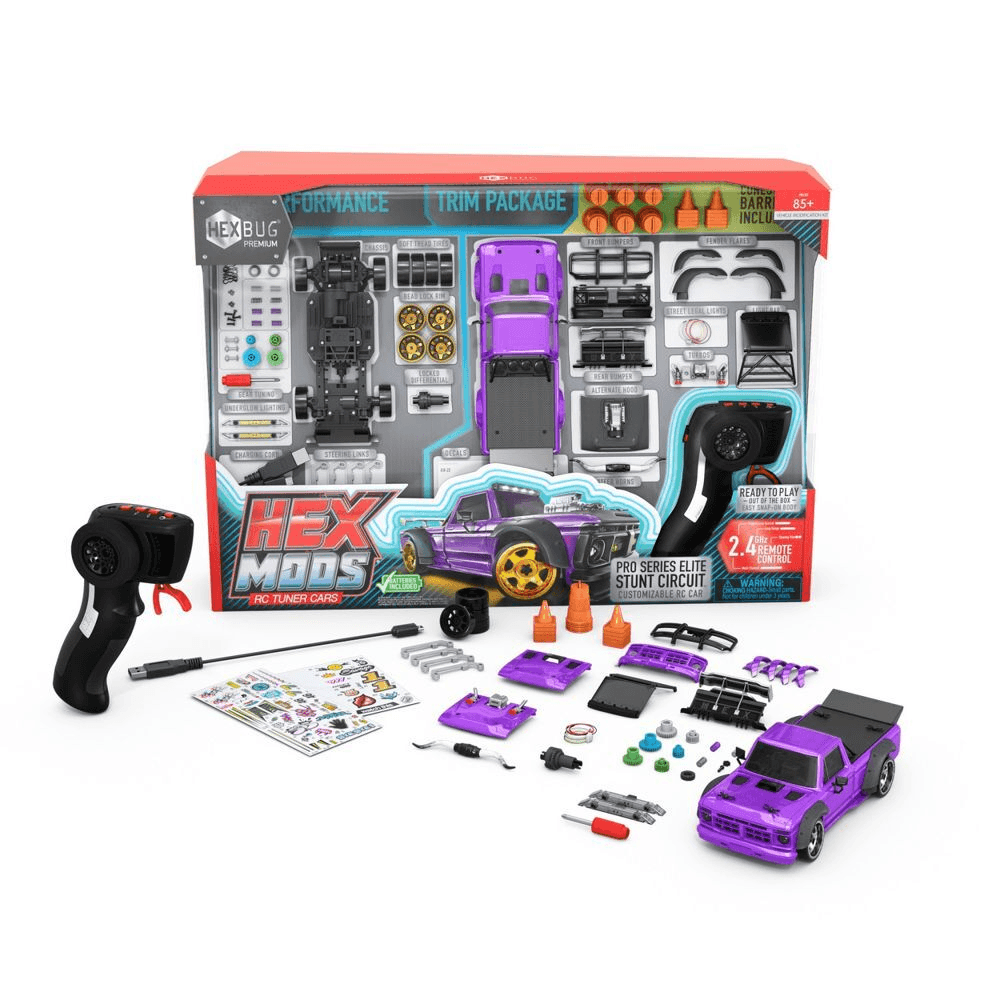 HEXBUG HEXMODS Truck RC Car Kit 85pc Rechargeable Battery STEM Learning