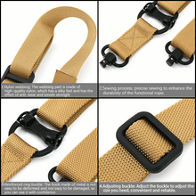 Load image into Gallery viewer, Retro Tactical Adjust Quick Detach QD 1 2 Point Multi Mission 1.2&quot; Rifle Sling
