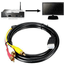 Load image into Gallery viewer, 5FT NEW HDMI Male To 3 RCA Video Audio AV Transmitter Adapter Cable HDTV 1080
