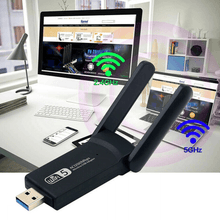 Load image into Gallery viewer, 1200Mbps Long Range AC1200 Dual Band 5GHz Wireless USB 3.0 WiFi Adapter Antennas
