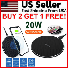 Load image into Gallery viewer, 20W Wireless Charger Fast Charge Pad For Samsung iPhone XS Max X XR 12 13 Pro
