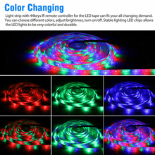 Load image into Gallery viewer, 32FT LED Strip Lights Remote Control Bedroom Waterproof for Indoor Outdoor Use
