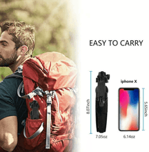 Load image into Gallery viewer, Selfie Stick Tripod 40&quot; Bluetooth Remote Portable for iPhone and Android Phones
