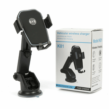 Load image into Gallery viewer, Wireless Fast Charging Car Charger Mount Holder Stand 2 in 1 For Cell Phone
