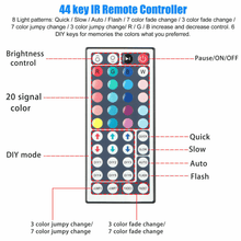 Load image into Gallery viewer, 32FT LED Strip Lights Remote Control Bedroom Waterproof for Indoor Outdoor Use
