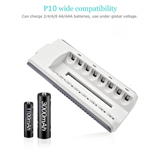 Load image into Gallery viewer, 8 Slot Battery Charger For Ni-MH Ni-CD AA AAA Rechargeable Batteries Fast Charge
