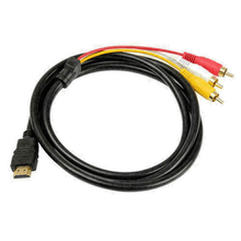 Load image into Gallery viewer, 5FT NEW HDMI Male To 3 RCA Video Audio AV Transmitter Adapter Cable HDTV 1080
