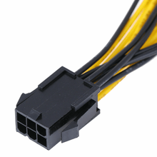 Load image into Gallery viewer, PCI-E 6-pin to 2x 6+2-pin (6-pin/8-pin) Power Splitter Cable PCIE PCI Express US
