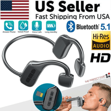 Load image into Gallery viewer, Bone Conduction Headphones Bluetooth 5.1 Wireless Headset Earbuds Outdoor Sport
