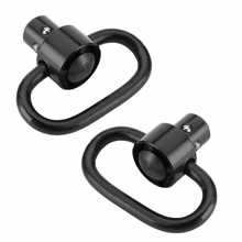 Load image into Gallery viewer, 2PCS Heavy Duty Flush Push Button Quick Detach 1.25&quot; Rifle QD Sling Swivel Mount
