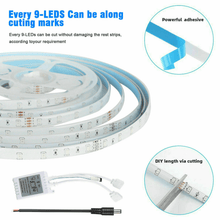 Load image into Gallery viewer, 32FT LED Strip Lights Remote Control Bedroom Waterproof for Indoor Outdoor Use
