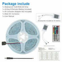 Load image into Gallery viewer, 32FT LED Strip Lights Remote Control Bedroom Waterproof for Indoor Outdoor Use
