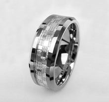 Load image into Gallery viewer, Mens Wedding Band Rings for Men Wedding Rings for Womens / Mens Rings Wedding Band 925 Siver Center
