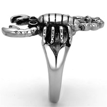 Load image into Gallery viewer, Scorpion Ring Anillo Para Hombre y Mujer y Ninos Unisex Kids with Top Grade Crystal in Jet - Jewelry Store by Erik Rayo
