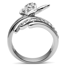 Load image into Gallery viewer, Silver Womens Butterfly Ring Anillo Para Mujer y Ninos Unisex Kids 316L Stainless Steel Ring Soweto - Jewelry Store by Erik Rayo
