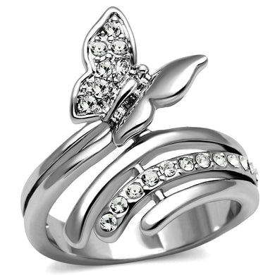 Silver Womens Butterfly Ring Anillo Para Mujer Stainless Steel Ring Soweto - Jewelry Store by Erik Rayo