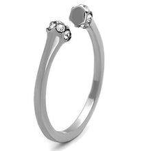 Load image into Gallery viewer, Silver Womens Ring Anillo Para Mujer y Ninos Unisex Kids 316L Stainless Steel Ring with Top Grade Crystal Lanciano - Jewelry Store by Erik Rayo
