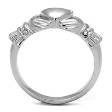 Load image into Gallery viewer, Silver Womens Ring Anillo Para Mujer y Ninos Unisex Kids 316L Stainless Steel Ring with Top Grade Crystal Valentia - Jewelry Store by Erik Rayo

