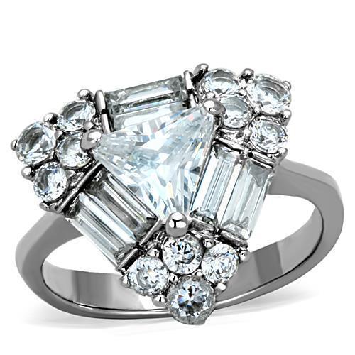 Silver Womens Ring Anillo Para Mujer Stainless Steel Ring Bursa - Jewelry Store by Erik Rayo