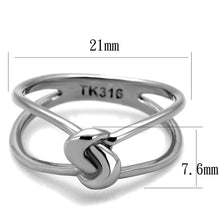 Load image into Gallery viewer, Silver Womens Ring Anillo Para Mujer Stainless Steel Ring Cortona - Jewelry Store by Erik Rayo
