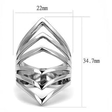 Load image into Gallery viewer, Silver Womens Ring Anillo Para Mujer Stainless Steel Ring Milazzo - Jewelry Store by Erik Rayo
