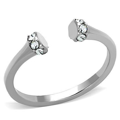 Silver Womens Ring Anillo Para Mujer y Ninos Unisex Kids Stainless Steel Ring with Top Grade Crystal Lanciano - ErikRayo.com