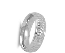 Load image into Gallery viewer, Sizes 7-15 316L Stainless Steel Diamond Cut Band Ring - Jewelry Store by Erik Rayo
