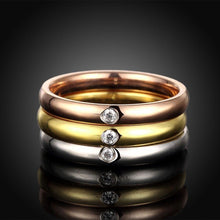 Load image into Gallery viewer, Stainless Steel Bands with Diamond Ring - Jewelry Store by Erik Rayo
