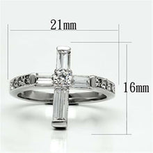 Load image into Gallery viewer, Stainless Steel Cross Zircon Faith Ring Anillo Para Mujer - Jewelry Store by Erik Rayo

