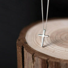 Load image into Gallery viewer, Stainless Steel Jesus Cross Pendant Necklace 18 inch Chain - Jewelry Store by Erik Rayo
